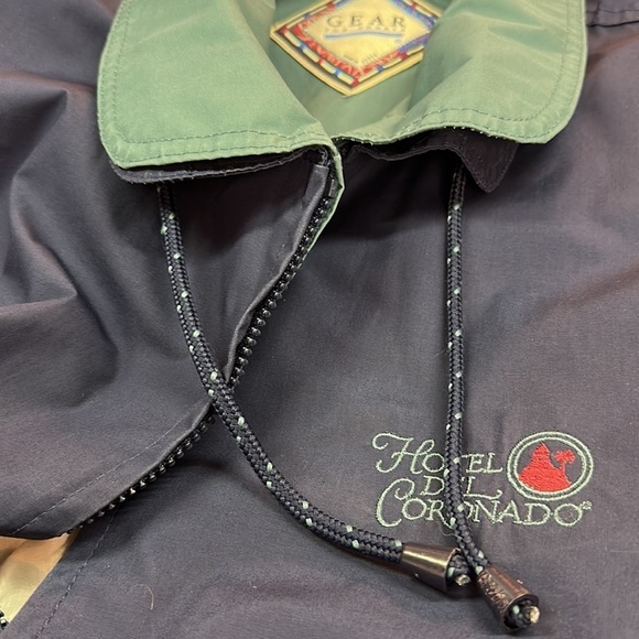 Gear For Sports Hotel Del Coronado Navy/Green Zippered Jacket XXL - Picture 16 of 16